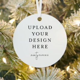 Eigenes Foto hochladen Ornament Aus Metall