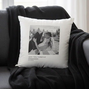 Eigenes Foto – Liebe dich für immer Kissen