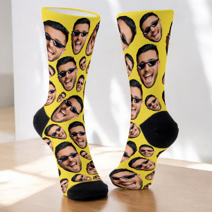 Eigenes Foto mit schöner Oberfläche Drucksocken ge Socken