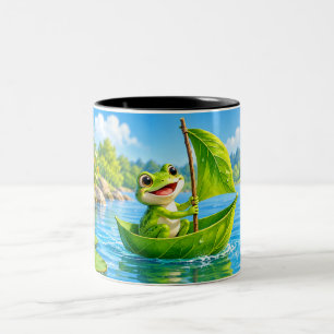 Eigenes Foto Modern Coole Elegante Erstelle Dein E Zweifarbige Tasse