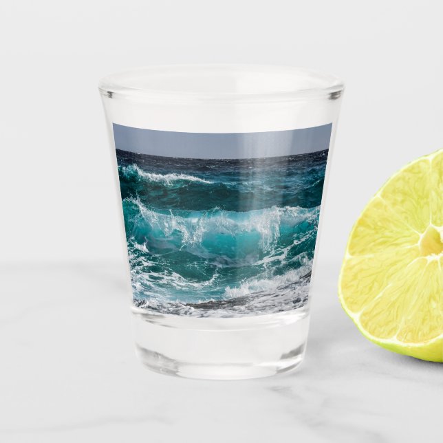 Eigenes Foto Personalisiert hinzufügen Schnapsglas (Vorderseite)