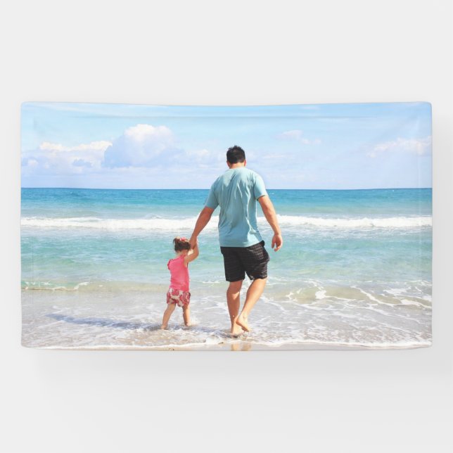 Eigenes Foto und/oder Text hinzufügen Banner (Horizontal)