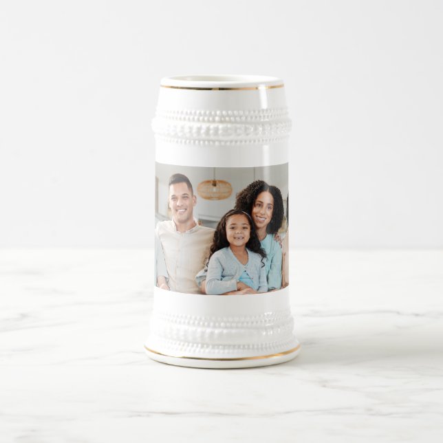 Eigenes Foto und/oder Text hinzufügen Bierglas (Mittel)