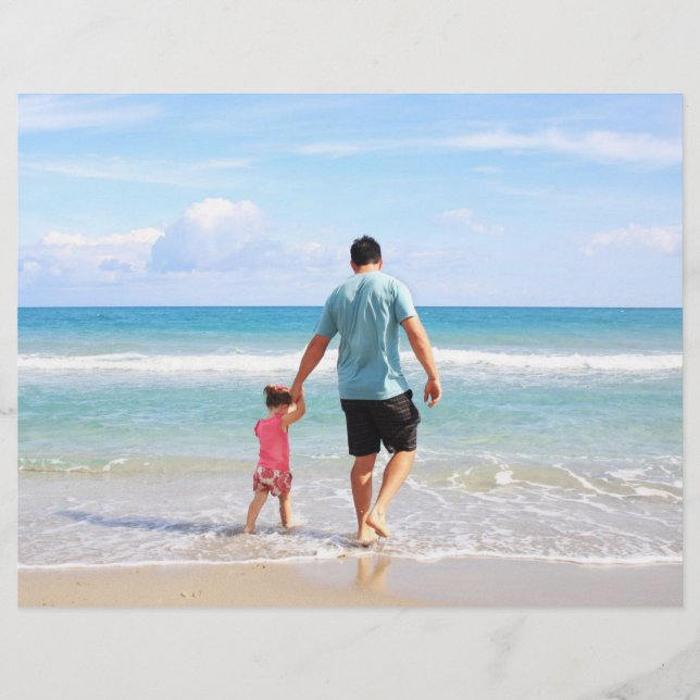 Eigenes Foto und/oder Text hinzufügen Flyer (Vorne)