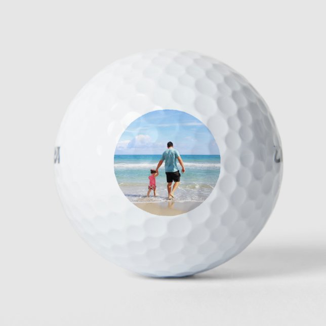 Eigenes Foto und/oder Text hinzufügen Golfball (Vorderseite)