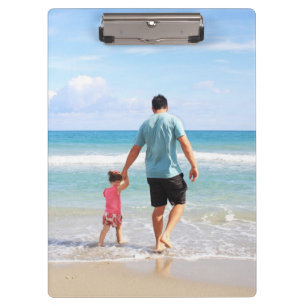 Eigenes Foto und/oder Text hinzufügen Klemmbrett