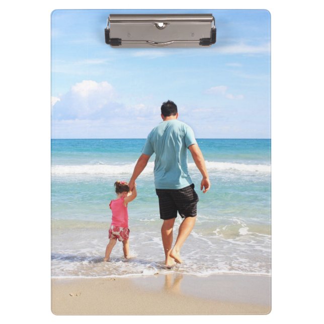 Eigenes Foto und/oder Text hinzufügen Klemmbrett (Vorderseite)