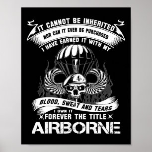 Eigenes für immer Der Titel Im Flugzeug Army Range Poster