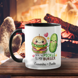 Eigenes Geschenk "Pickle to My Burger" Tasse