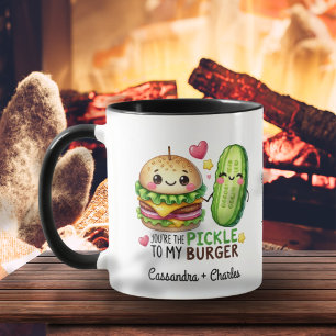 Eigenes Geschenk "Pickle to My Burger" Tasse