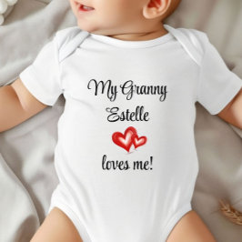 Eigenes Geschenk von Oma, Oma Lieben mir, Unisex Baby Strampler