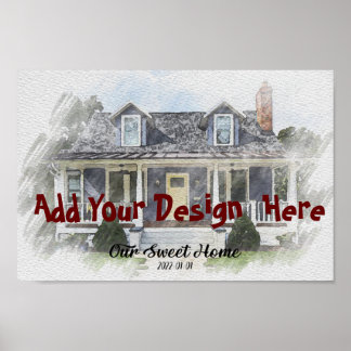 Eigenes Haus, das Portrait von Poster