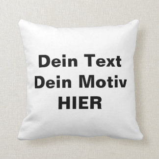 Eigenes Kissen gestalten