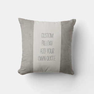 Eigenes Kissen, um auf grauen Streifen ein individ Kissen