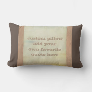 Eigenes Kissen, um Ihren eigenen Shabby Chic-Stil Lendenkissen