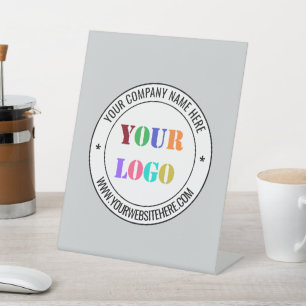 Eigenes Logo für Ihr Unternehmen Sockelschild