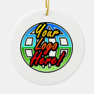 Eigenes Logo für Unternehmen oder Werbezwecke Keramik Ornament