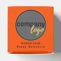 EIGENES LOGO HALLOWEEN ORANGE GESCHÄFTSUNTERNEHMEN