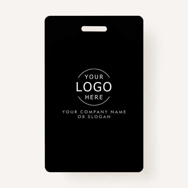 Eigenes Logo Moderne schicke Visitenkarte mit QR C Ausweis (Vorderseite)