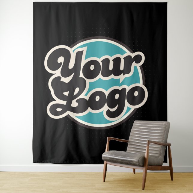 Eigenes Logo oder Bild Wandteppich (Beispiel)