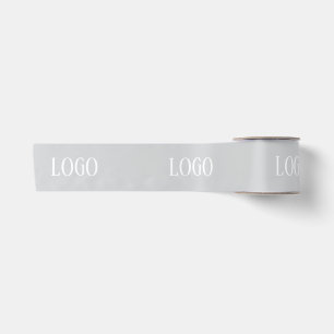 Eigenes Logo stilvoll modern minimalistisch Satinband
