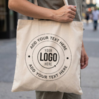 Eigenes Logo und Personalisierte Texttasche - Stil Tragetasche