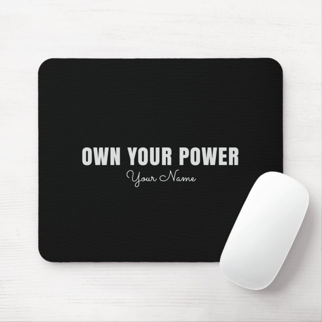 Eigenes Power Personalisiertes Mauspad – Weiblich  (Mit Mouse)