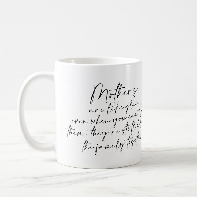 Eigenes schwarzes Skript-Foto Kaffeetasse (Links)