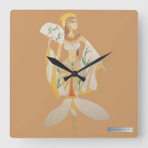 EIGENES UHRGÖTTIN#2 QUADRATISCHE WANDUHR