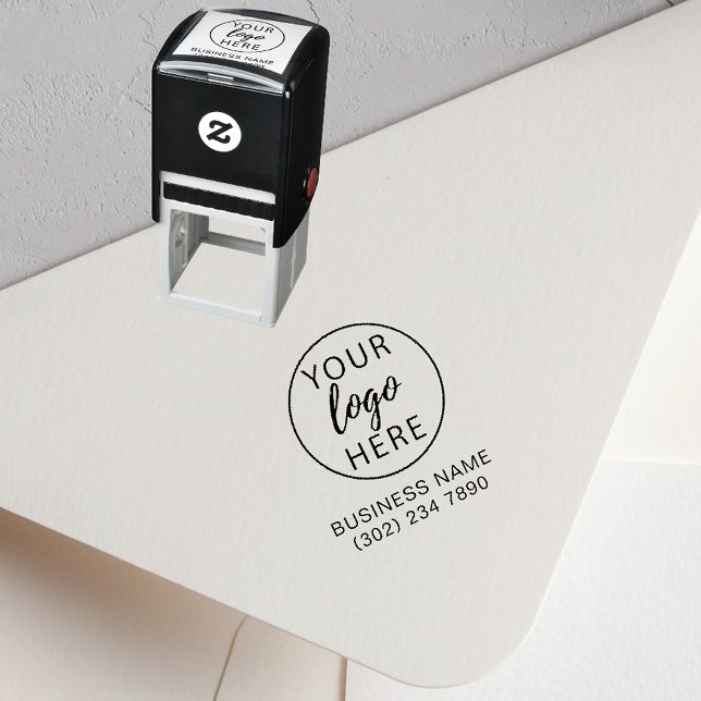 Eigenfarbige Briefmarke aus Kautschuk für das Unte Permastempel (Custom Business Logo Self Inking Rubber Stamp)