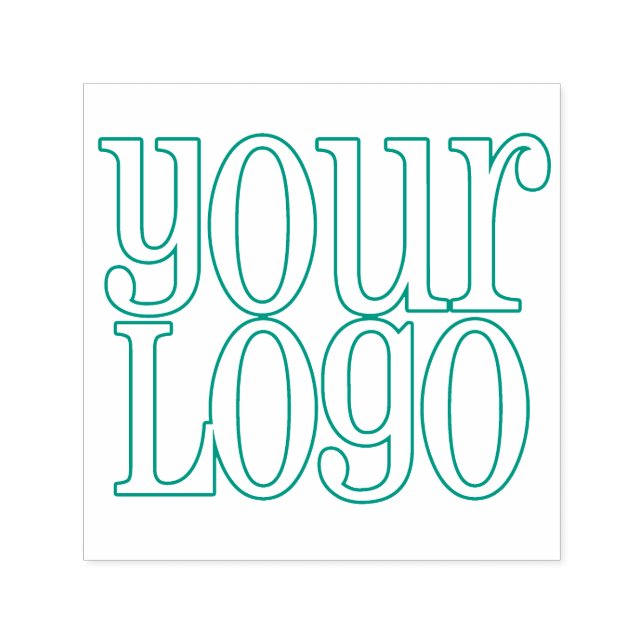 Eigenfarbige Briefmarke für Ihr Logo Permastempel (Design)