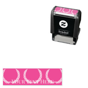 Eigenfarbige Fuchsia-Briefmarke aus Gummi Permastempel