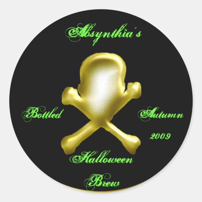 Eigenheim Runder Aufkleber (Vorderseite)