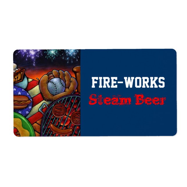 Eigenheimlieferungen Bierbrauetiketten anpassen (Vorne)