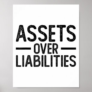 Eigenkapital über Verbindlichkeiten _ Lustiger Buc Poster