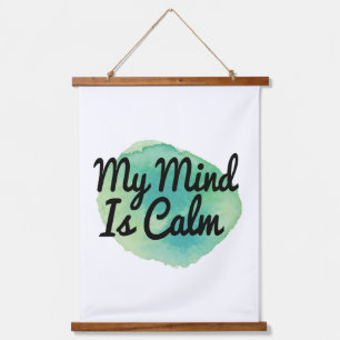 Eigenmotivation zur Liebe der Akzeptanz Wandteppich Mit Holzrahmen