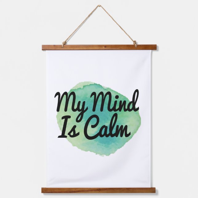 Eigenmotivation zur Liebe der Akzeptanz Wandteppich Mit Holzrahmen (Vorderseite)