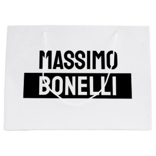 Eigenname Minimalistisch Modern Schlicht Schwarz W Große Geschenktüte