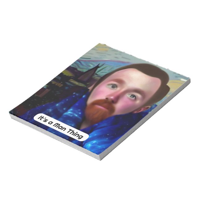 Eigens behalten oder entwerfen - Notepad - 40 Seit Notizblock (Rotiert)