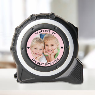 Eigenschaft der besten Mama je rosa Foto Maßband