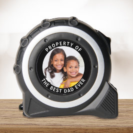 Eigenschaft des besten Vaters je Foto Maßband