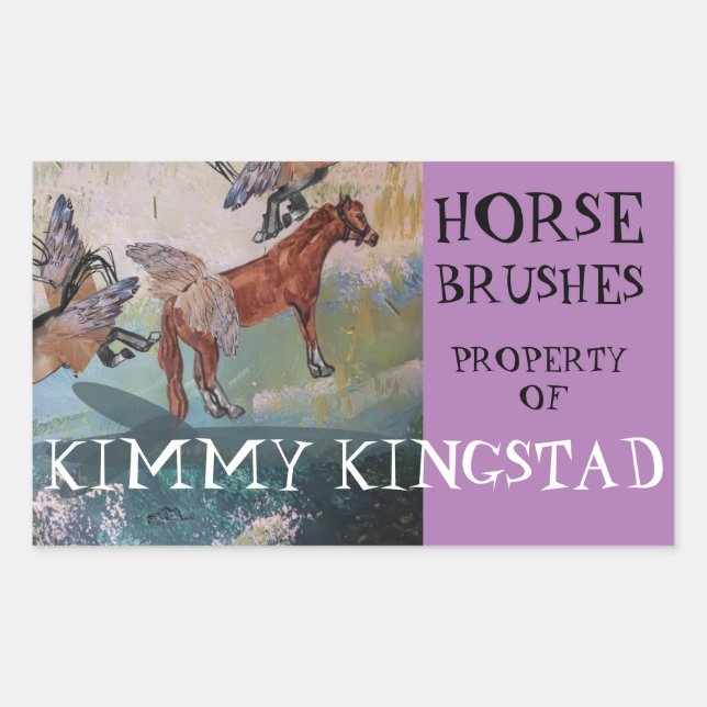 EIGENSCHAFT RECHTECKIGER AUFKLEBER (Vorderseite)