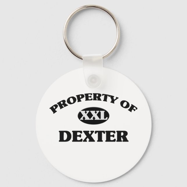 Eigenschaft von DEXTER Schlüsselanhänger (Vorderseite)