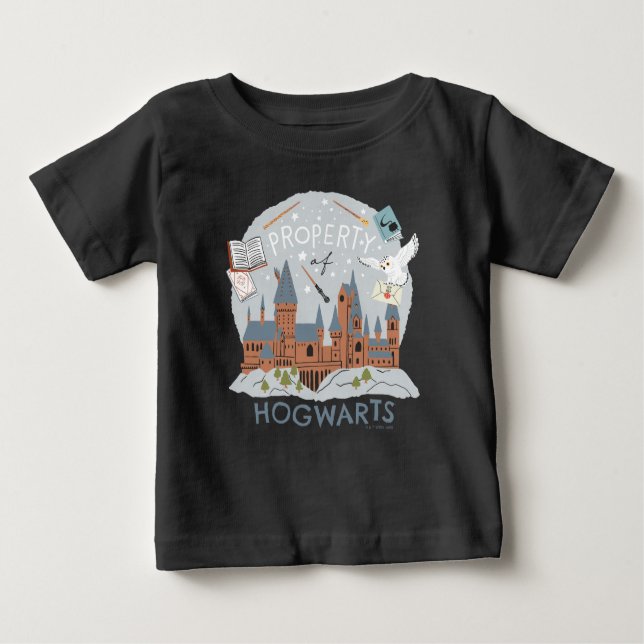 Eigenschaft von Hogwarts Cartoon Graphic Baby T-shirt (Vorderseite)