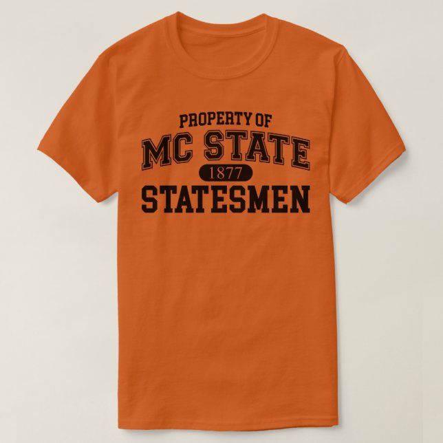 Eigenschaft von MC-Staat 1 T-Shirt (Design vorne)