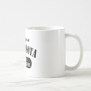 Eigenschaft von Minnesota - schwarzer Text Tasse