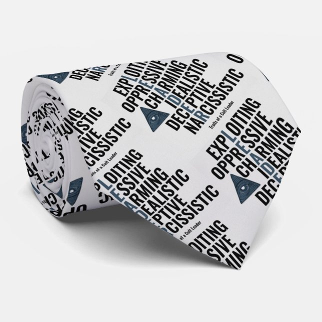 Eigenschaften eines Kultführers Krawatte (Gerollt)