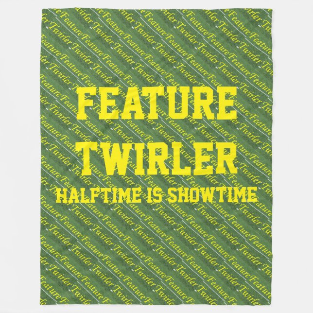 Eigenschafttwirler-Decke Fleecedecke (Vorderseite)