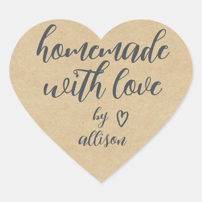 Eigenständig mit Liebe Personalisierten Kraft-Papi Herz-Aufkleber (Vorderseite)