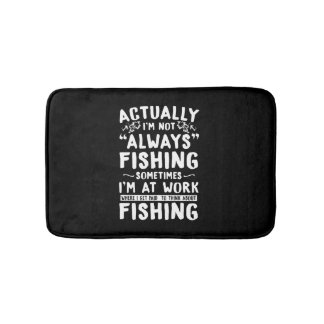 Eigentlich bin ich nicht immer angeln, manchmal bi badematte